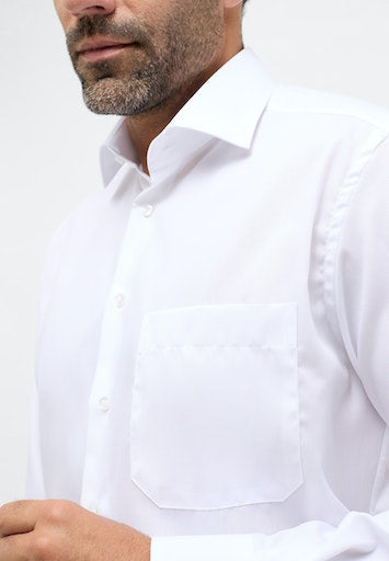 Hemden lange mouw wit ETERNA