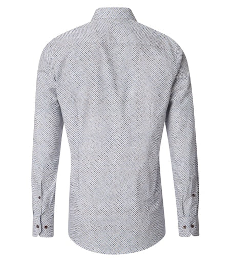 Hemden lange mouw bruin VENTI