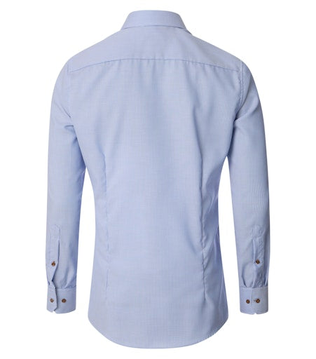 Hemden lange mouw blauw VENTI