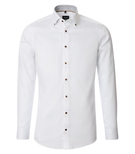 Hemden lange mouw wit VENTI