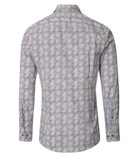 Hemden lange mouw blauw VENTI