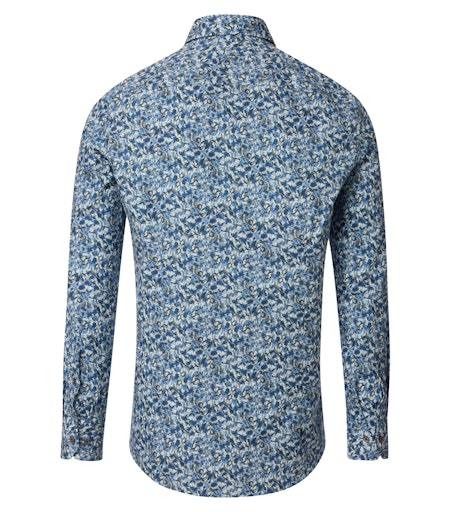 Hemden lange mouw blauw VENTI