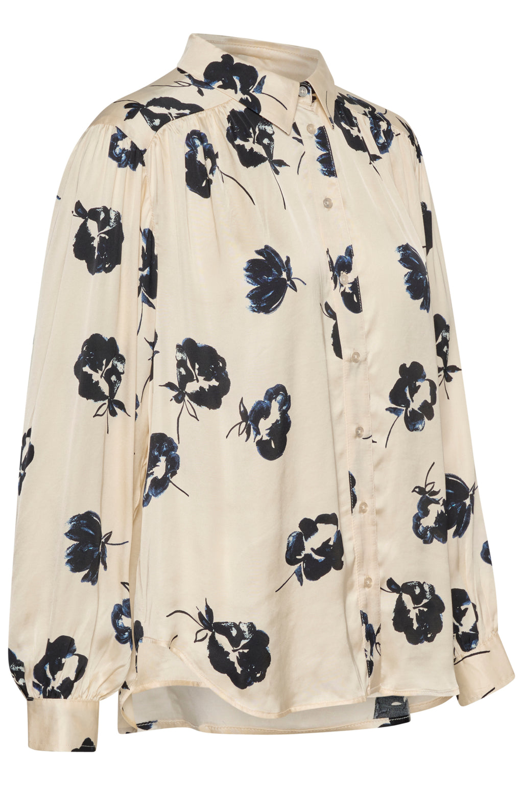 Blouses lange mouw beige Soaked In Luxury