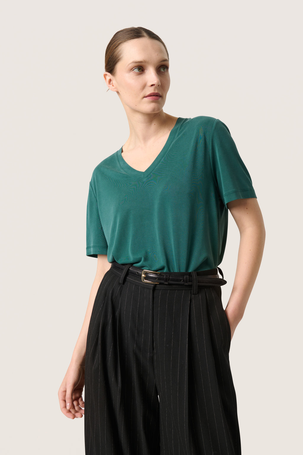 T-shirts korte mouw groen Soaked In Luxury