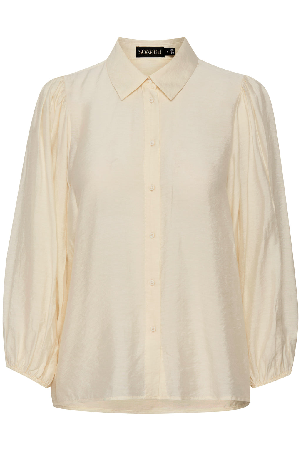 Blouses lange mouw beige Soaked In Luxury