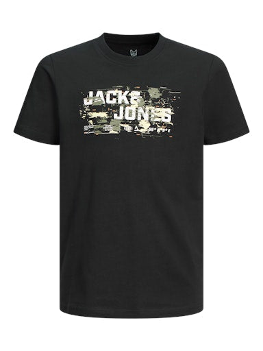 T-shirts korte mouw zwart JACK & JONES JUNIOR