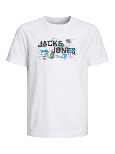 T-shirts korte mouw wit JACK & JONES JUNIOR
