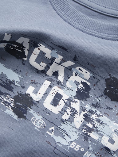 T-shirts korte mouw grijs JACK & JONES JUNIOR
