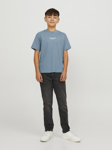 T-shirts korte mouw blauw JACK & JONES JUNIOR
