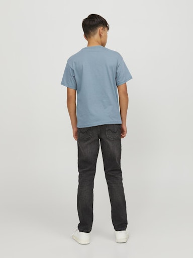 T-shirts korte mouw blauw JACK & JONES JUNIOR