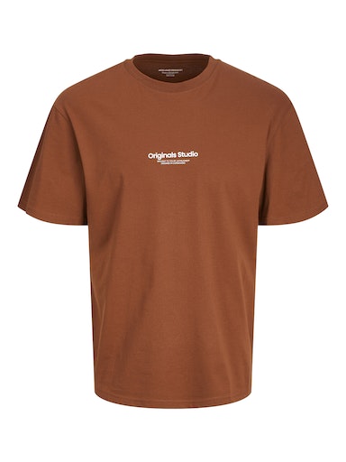 T-shirts korte mouw bruin JACK & JONES JUNIOR