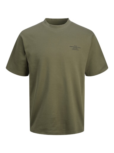 T-shirts korte mouw groen JACK & JONES PLUS