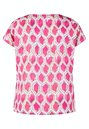 Blouses korte mouw roze LeComte