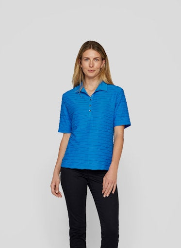 Polo's korte mouw blauw Rabe