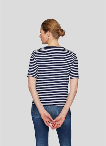 T-shirts korte mouw blauw Rabe