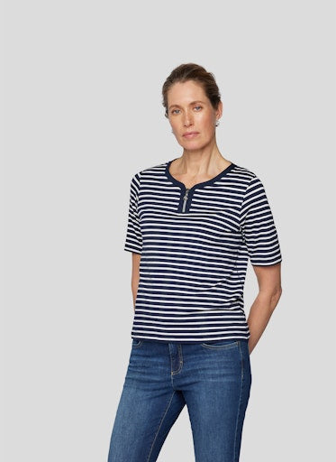 T-shirts korte mouw blauw Rabe