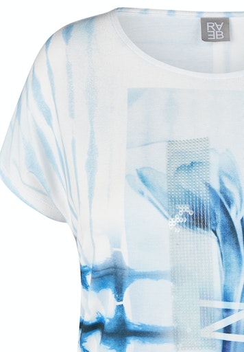 T-shirts korte mouw blauw Rabe