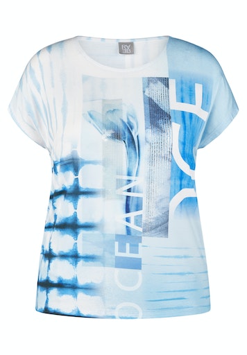 T-shirts korte mouw blauw Rabe