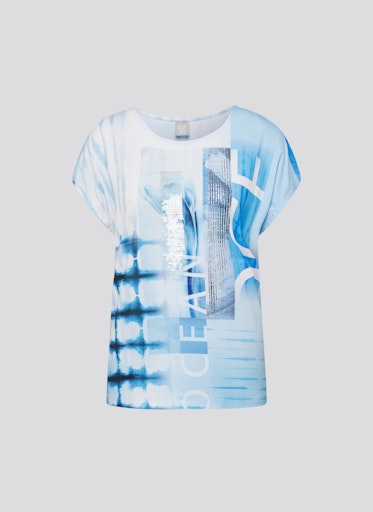 T-shirts korte mouw blauw Rabe