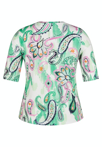 T-shirts korte mouw groen Rabe