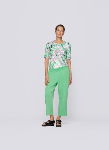 T-shirts korte mouw groen Rabe