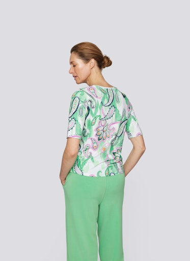 T-shirts korte mouw groen Rabe