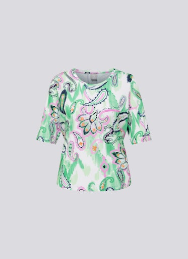 T-shirts korte mouw groen Rabe
