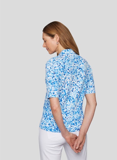 Polo's korte mouw blauw Rabe