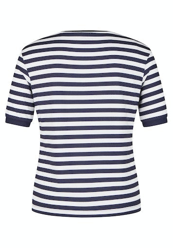 T-shirts korte mouw navy Rabe