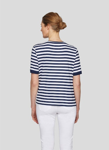 T-shirts korte mouw navy Rabe