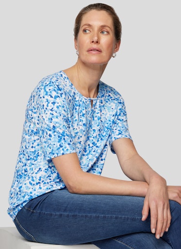 T-shirts korte mouw blauw Rabe