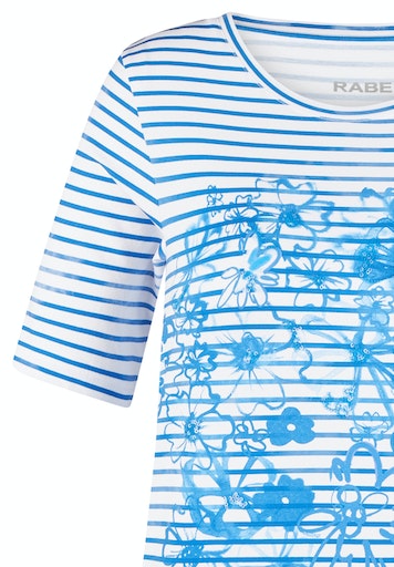 T-shirts korte mouw blauw Rabe