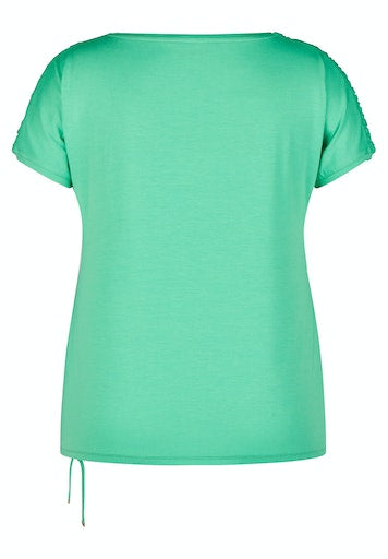 T-shirts korte mouw groen Rabe