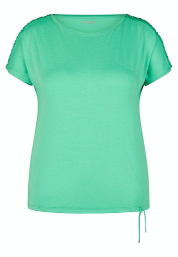 T-shirts korte mouw groen Rabe