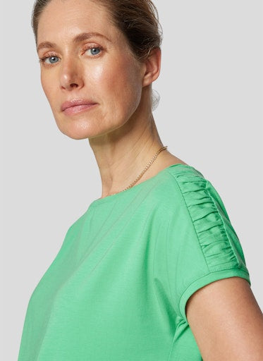 T-shirts korte mouw groen Rabe