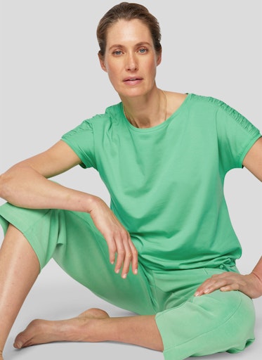 T-shirts korte mouw groen Rabe