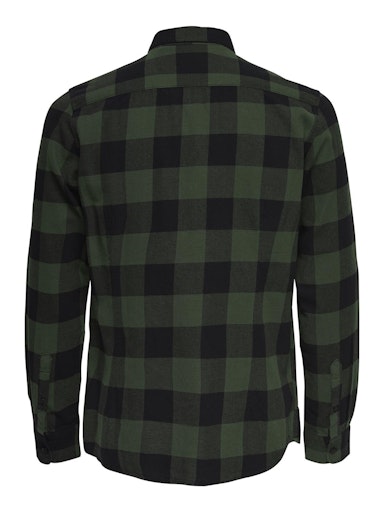 Hemden lange mouw groen ONLY&SONS