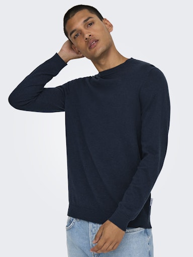 Pulls blauw ONLY&SONS