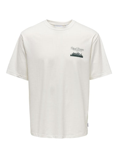 T-shirts korte mouw beige ONLY&SONS