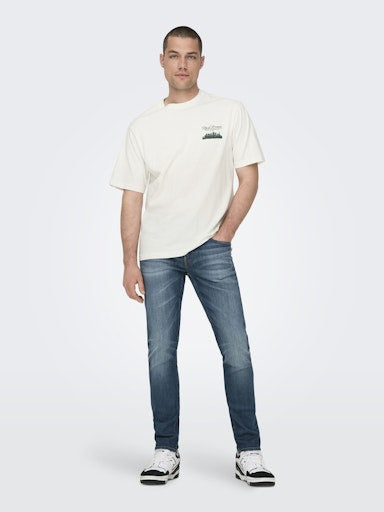 T-shirts korte mouw beige ONLY&SONS