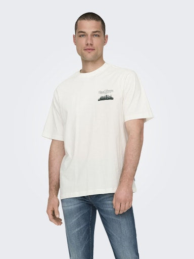 T-shirts korte mouw beige ONLY&SONS