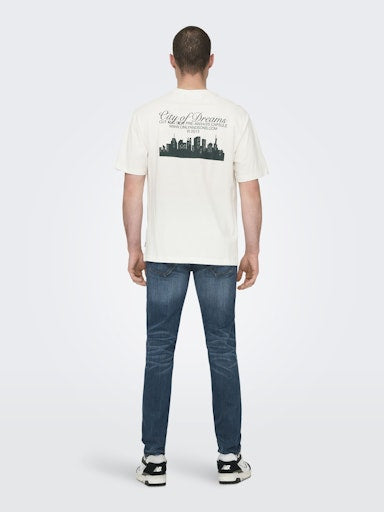 T-shirts korte mouw beige ONLY&SONS
