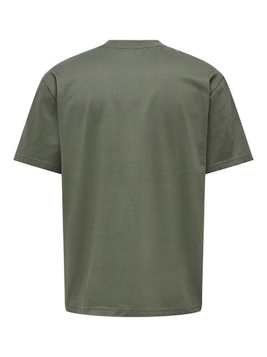 T-shirts korte mouw groen ONLY&SONS