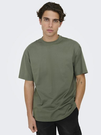 T-shirts korte mouw groen ONLY&SONS