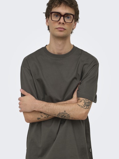 T-shirts korte mouw grijs ONLY&SONS