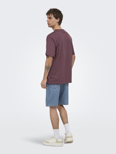 T-shirts korte mouw rood ONLY&SONS