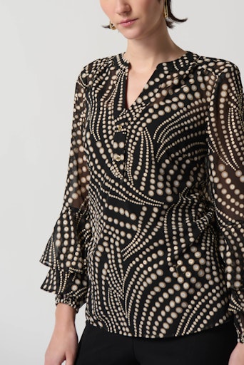 Blouses lange mouw multicolor Joseph Ribkoff