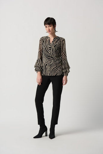 Blouses lange mouw multicolor Joseph Ribkoff