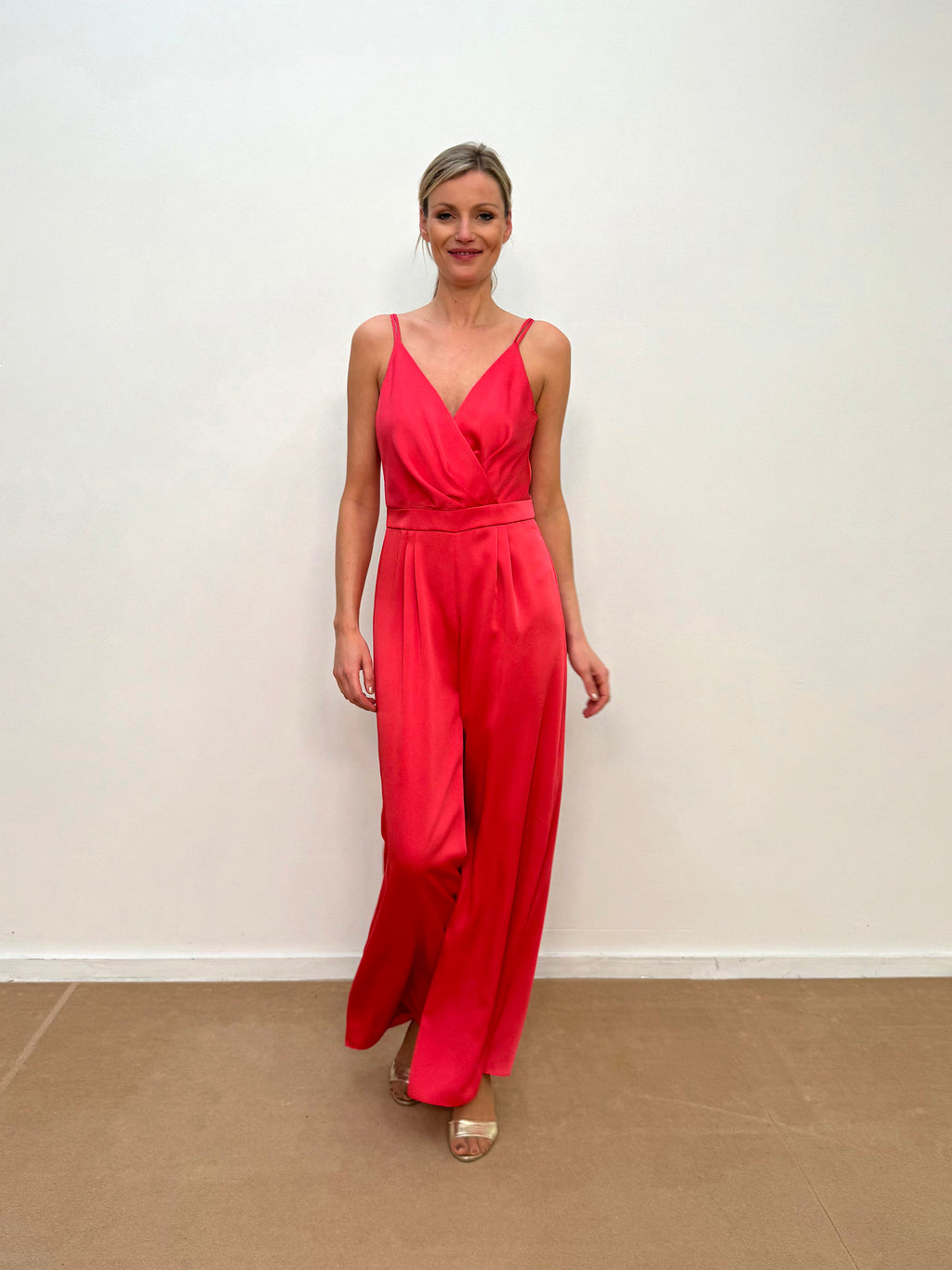 Jumpsuits zonder mouw roze Linea Raffaelli
