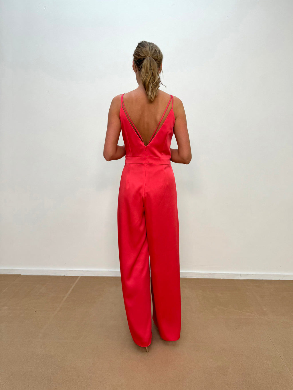 Jumpsuits zonder mouw roze Linea Raffaelli